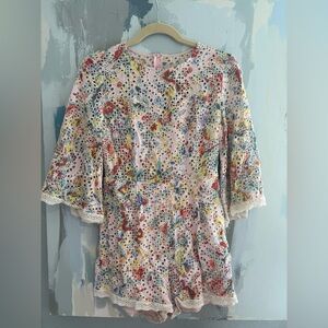 Colorful Eyelet shorts Dress